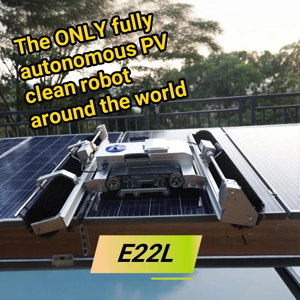 Fully autonomous PV clean equipment PhiCleaner E22L