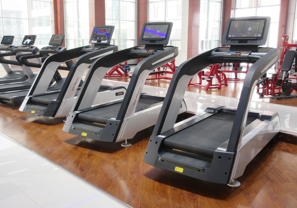 Commercial running machine professional heavy duty treadmill keyboard