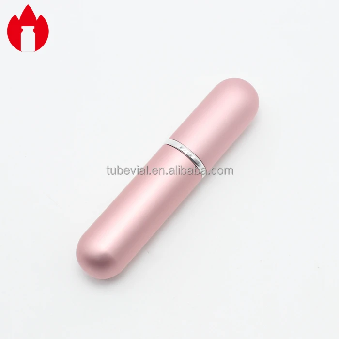 5ml Pink Cosmetic Perfume Pump Spray Glass Bottle Vial