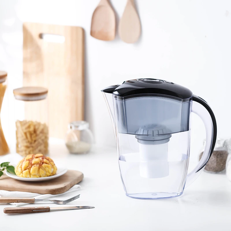 Fast Filtration Water Jug with Filter Pitcher Cartridge Novel Design Factory Price Water Filter Material Manual Water Technology