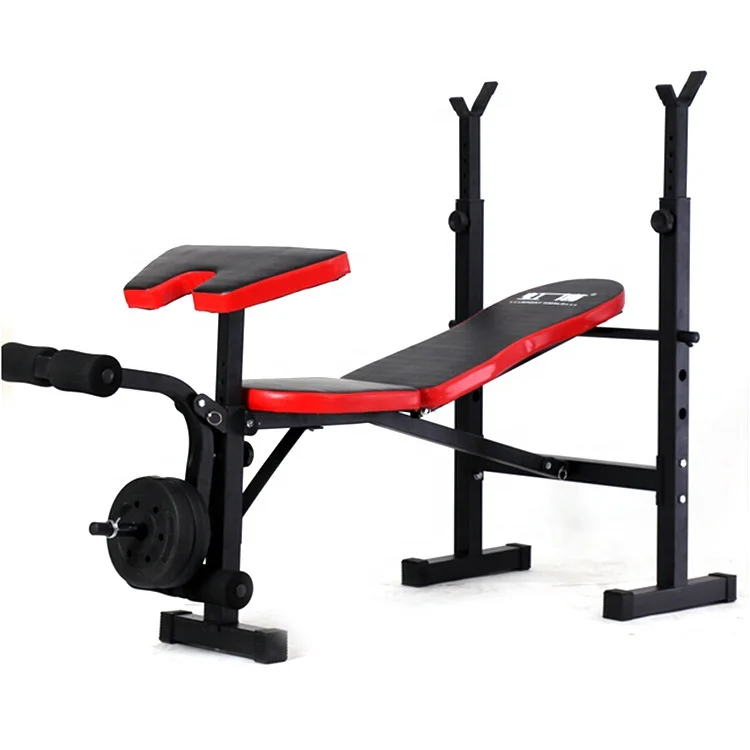 2022 Делюкс Регулируемая стойка для приседаний с весовой скамейкой