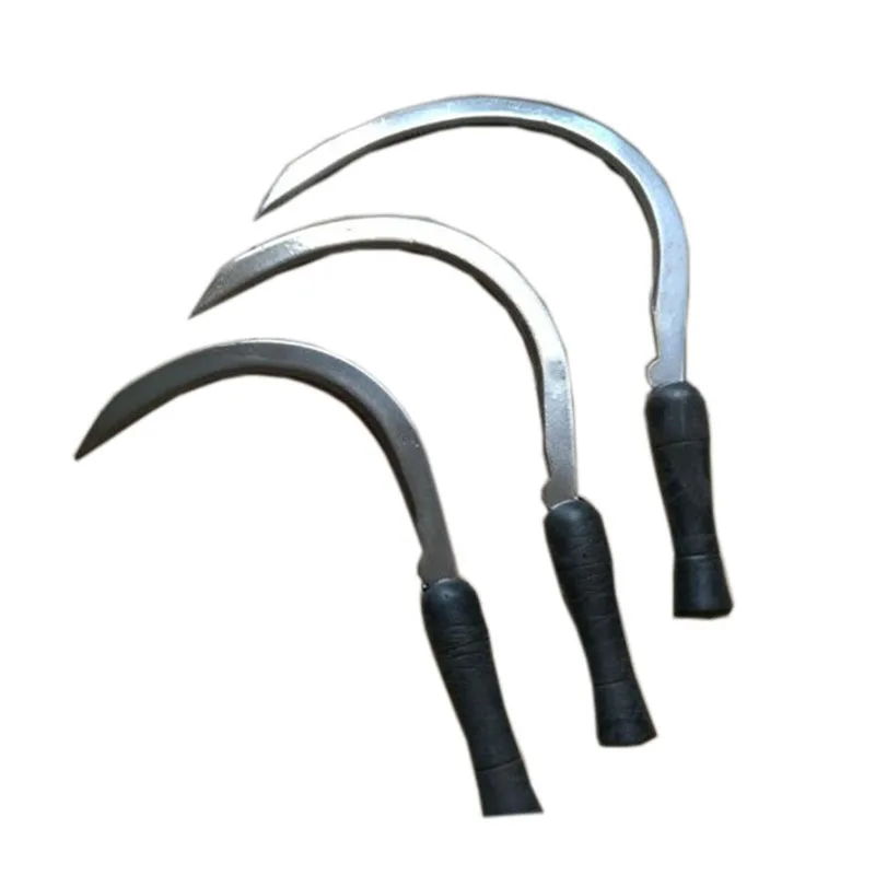 Agricultural Tools Cutting Sickle Encryption Fine Teeth Small Sickle Leek Knife Cutting Grass Pruning Sickle