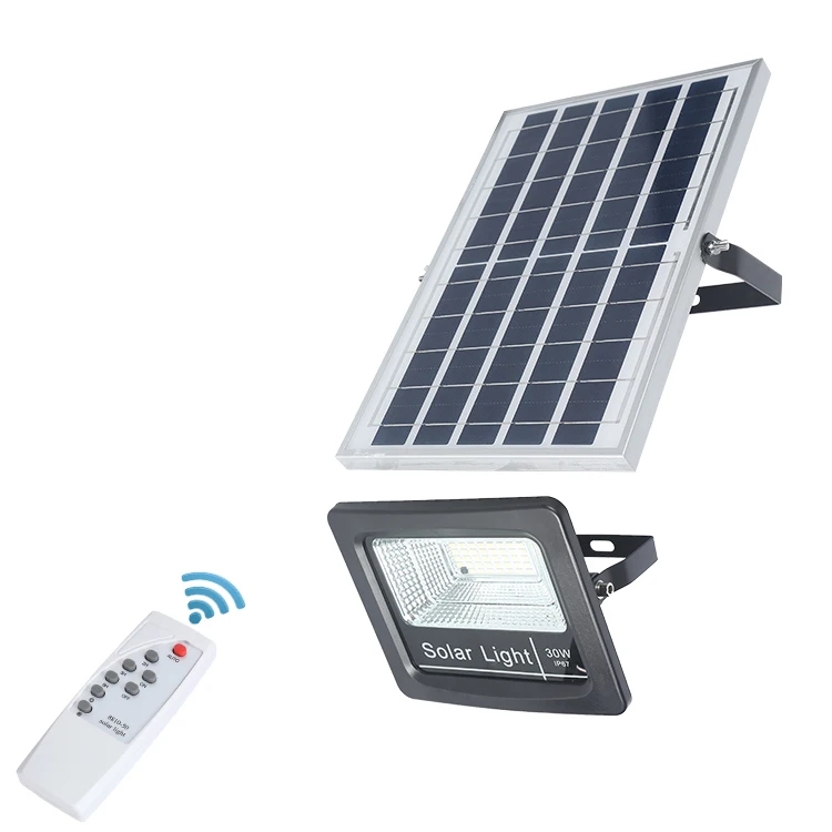 Low prices 30W 50W 100 watt solar flood light warm white cold white led flood lights PC housing with motion sensor