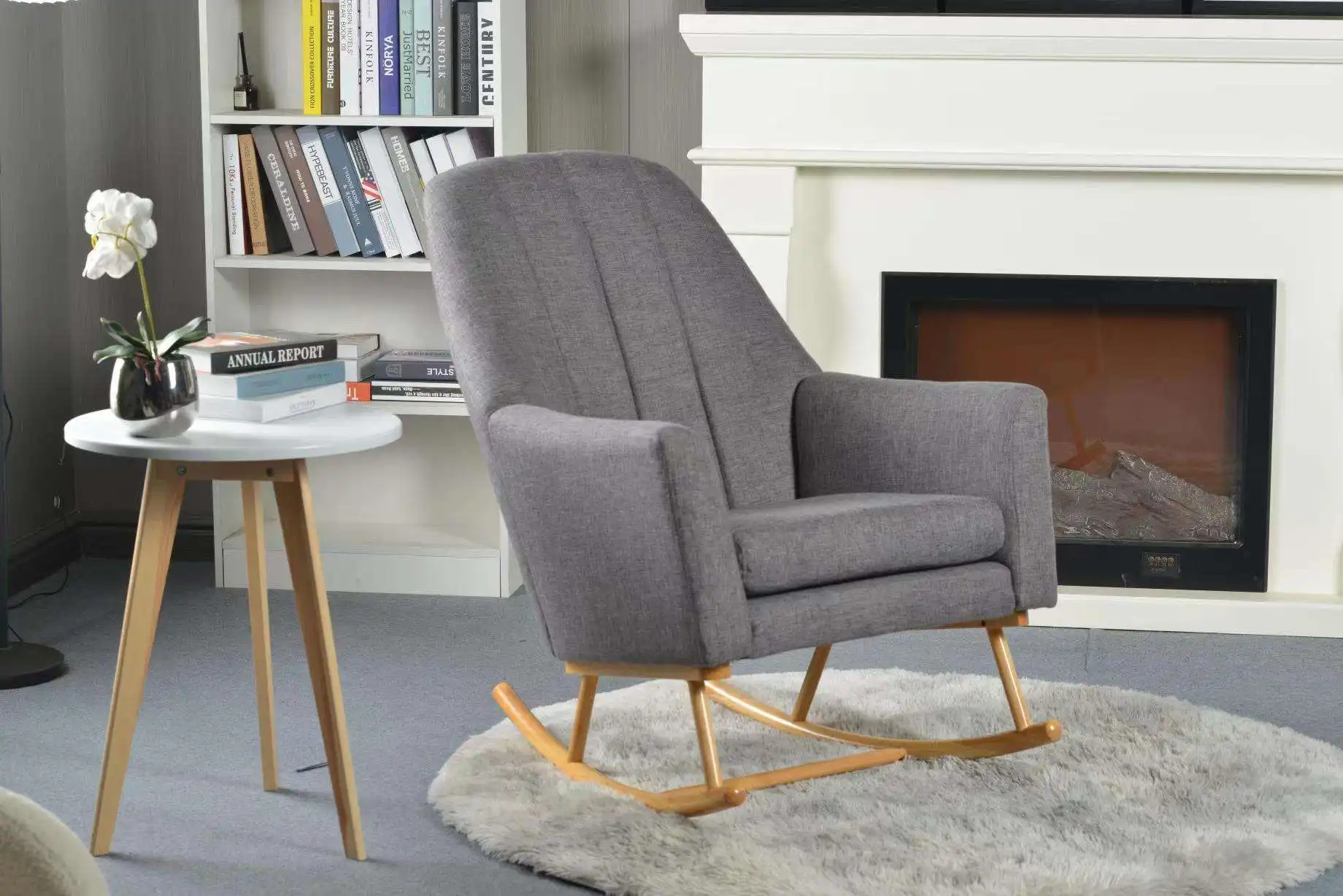 Modern Lazy European style Rocking Armchair living room Leisure Rocking chair