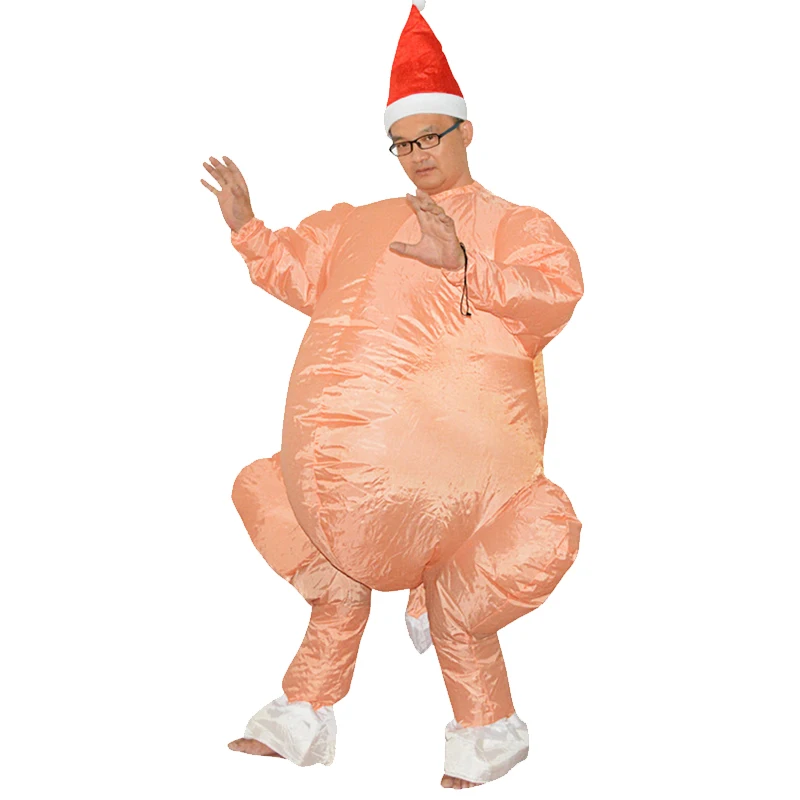 High Quality Halloween Inflatable Cartoon Walking Dress-ups Farm Animal Costumes Adults