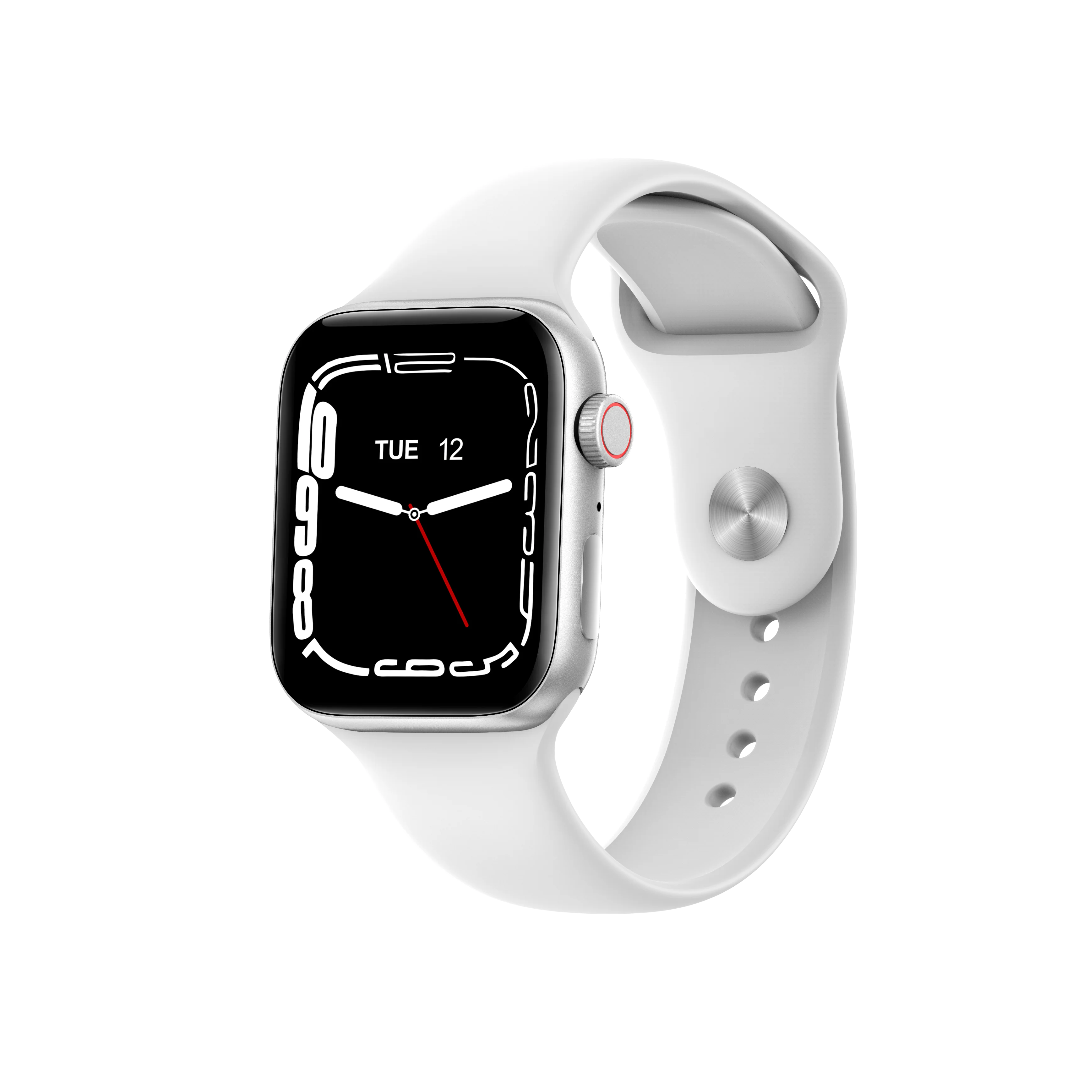 CT7 1.7inch Color Screen Smartwatch Sports Assistant NFC Bluetooth Call Magnetic Charger Heart Rate Monitor iOS  Smart Watch