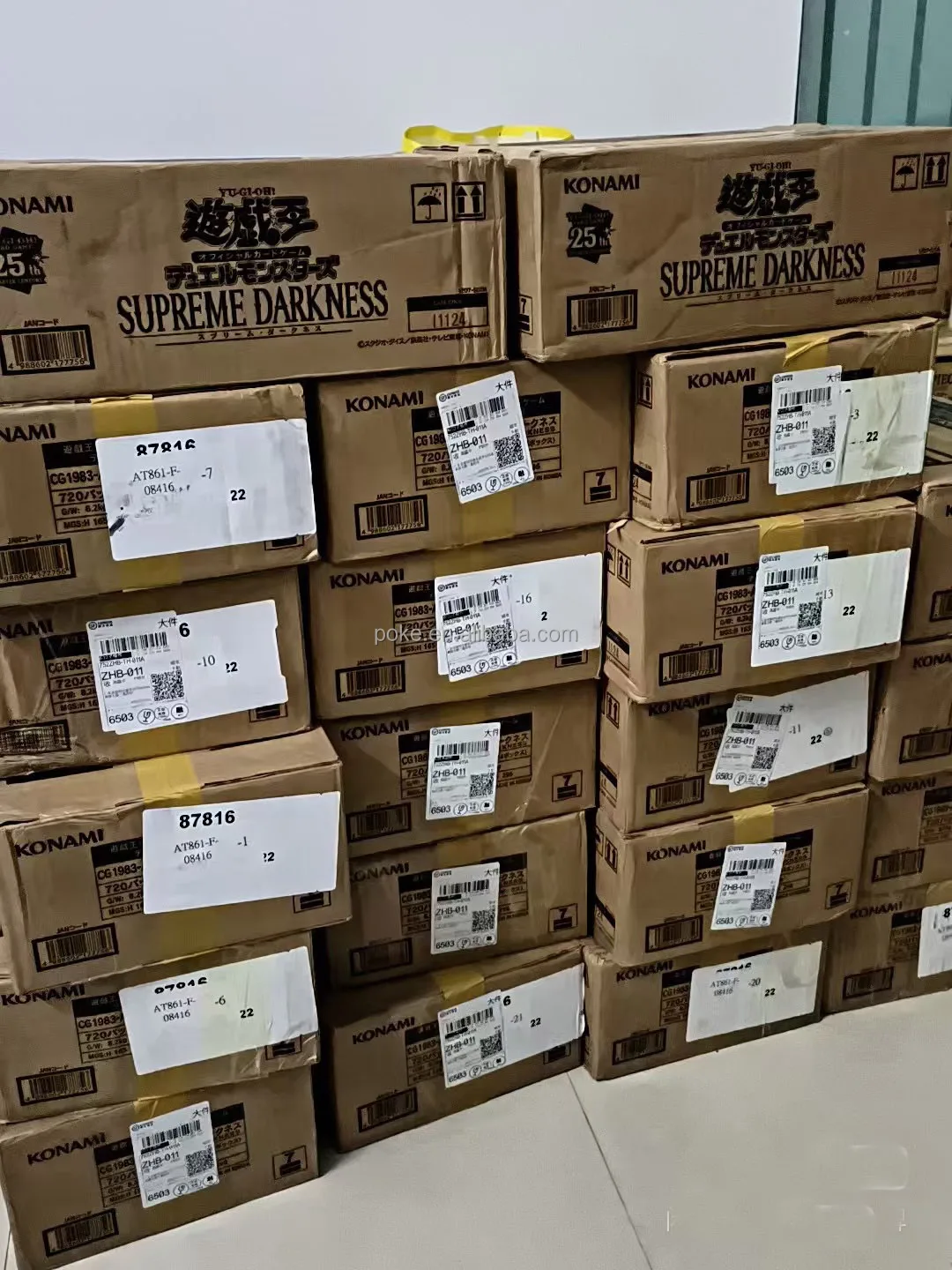 wholesale 24 box Pharaohs Power supremed darkness 1207 Yugioh play card Genuine Japanese Ozymandias Yu Gi Oh cards