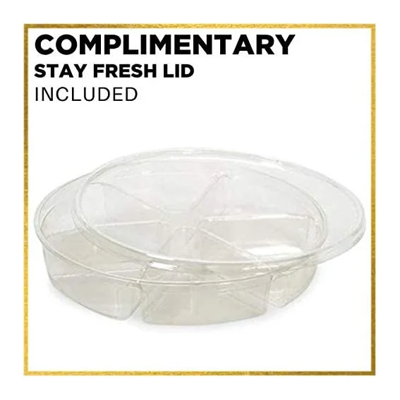 Hot Sell Plastic Plate Bowl Reusable Plastic Organizer Tray Food Packaging For Shop Restaurant Family Party Daily Use