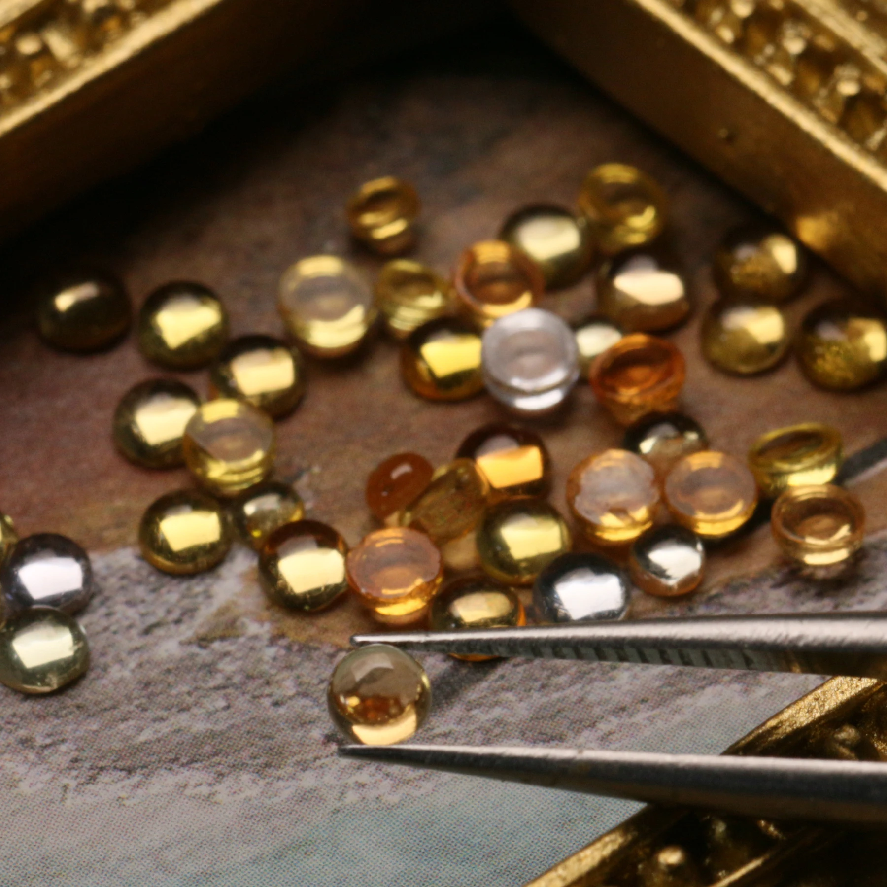 Sri Lanka Natural plain face beautiful natural loose yellow sapphire ring necklace pendant