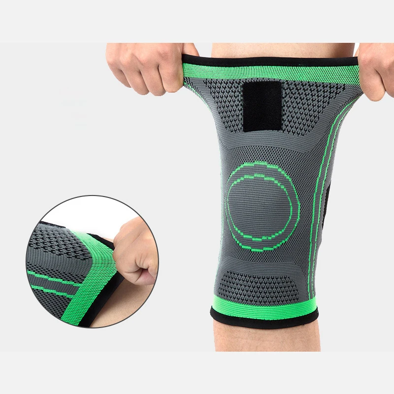 Hot sell Knee pads outdoor basketball knitting riding bandage pressure mountaineering fitness running protective gear