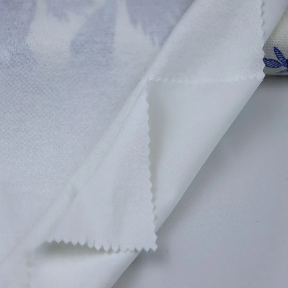 Durable Greige Cloth 155gsm Pure 100% Cotton Mercerized Knitted Fabric