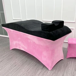Sponge beauty salon curved extension lash mattress outdoor bed mattress lash bed beauty bed topper