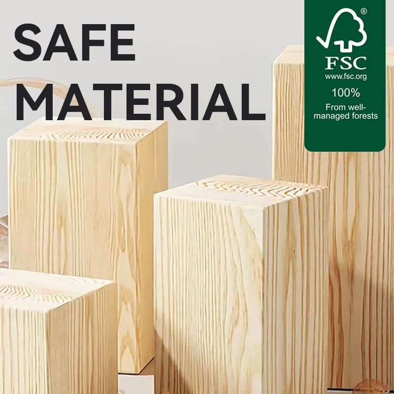 Milk Jug Montessori Toys Wooden Stacking Diy Toys Kid Pretend Wooden Toys Kids Early Educational Learning for Children Gift