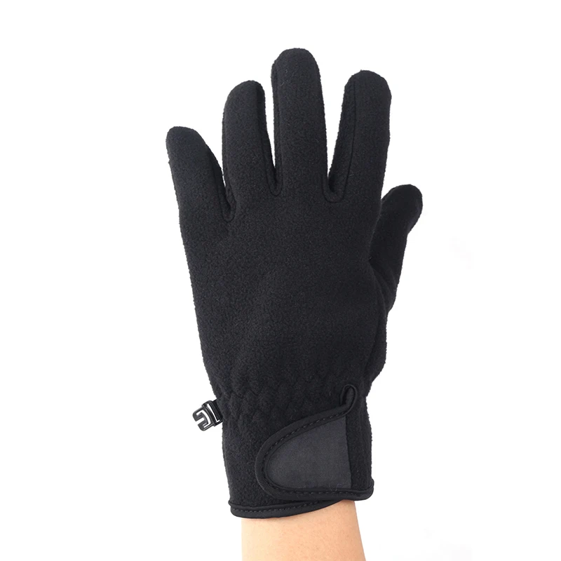 Low price Winter non-slip warm Fleece custom logo gloves for adults