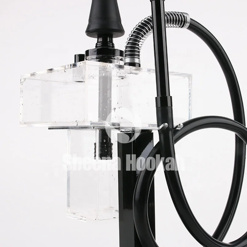 New modern acrylic hookah shisha unique style metal stand shisha