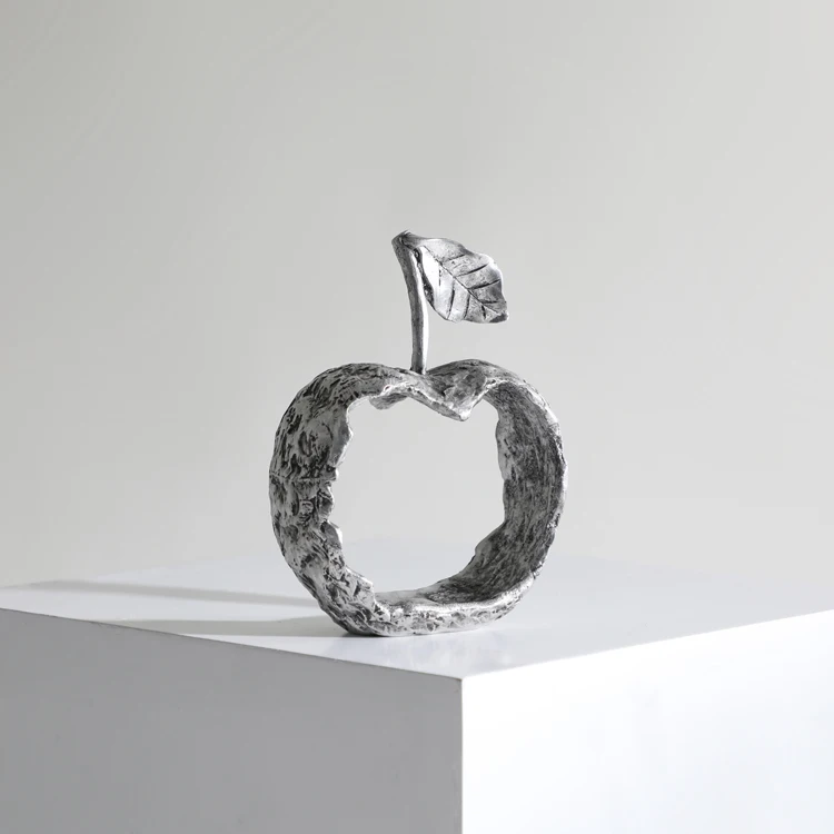 Nordic fruit shape metal craft sculpture figure home decoration ornaments