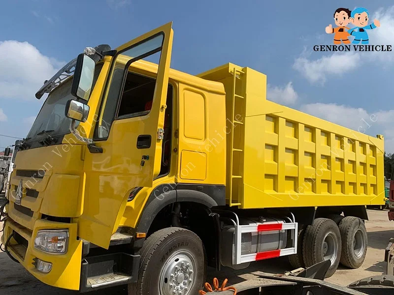  Китайский высококачественный грузовик Howo 51 - 60t 7500*2450*3450 мм б/у самосвал для продажи в