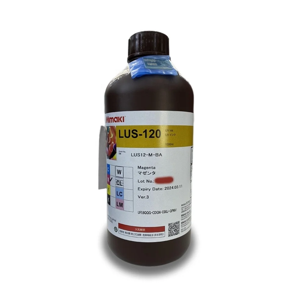 Оригинальные LUS-120 Mimaki/LUS120 УФ чернила для JFX200/JFX500/UJF3042MKII/ujf6042mkiex/UJF-A3MKII/UJV55/UJV500