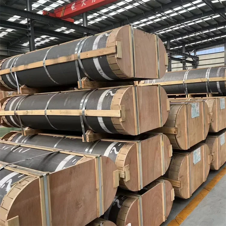 Wholesale RP HP UHP grade 500mm graphite electrode Low Resistivity High Volume Density Ultra High Power for EAF Graphite Making