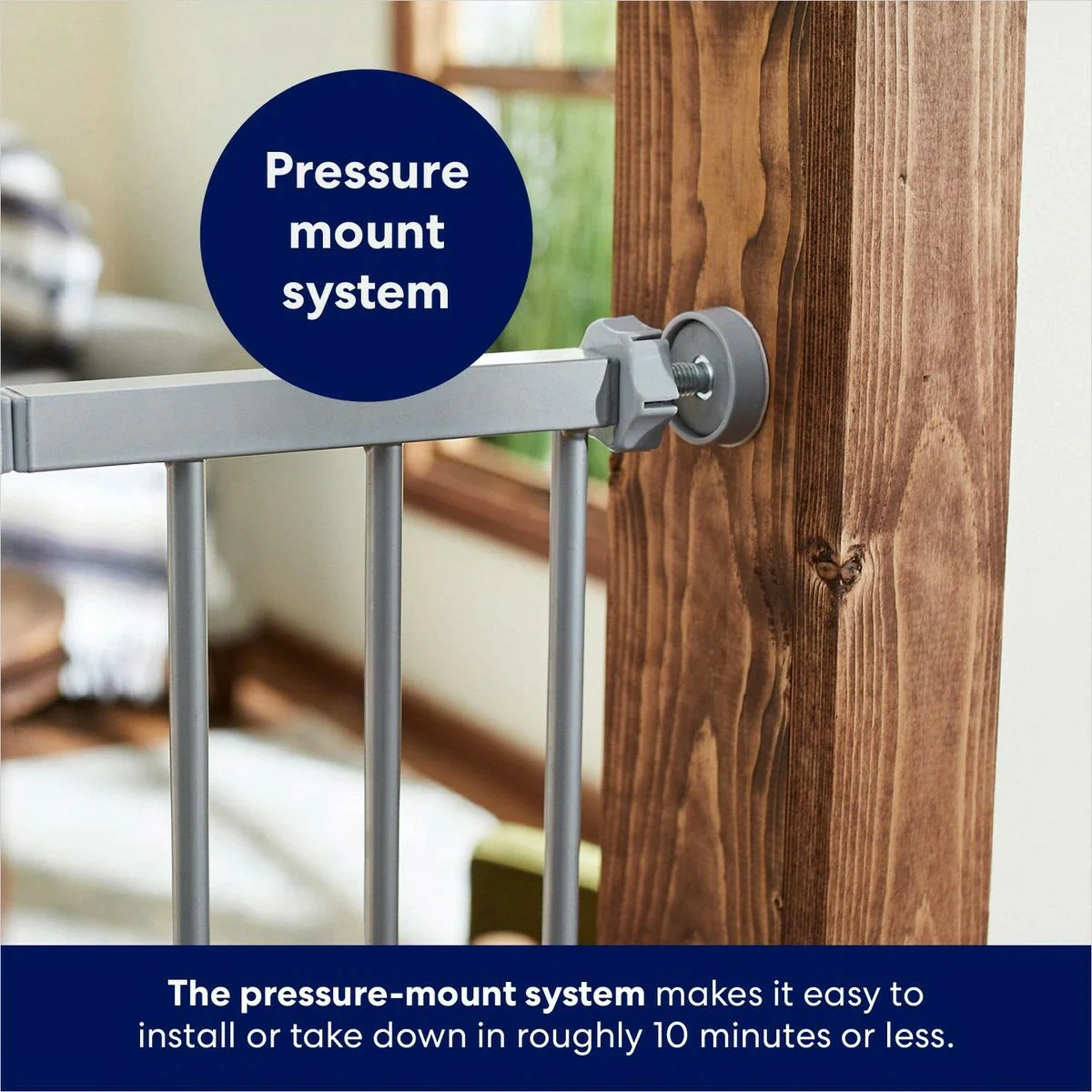 Modern pressure mounted expandable pet dog gate fence safety enclosure pet supplies indoor fence pet door