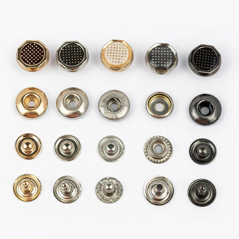 Lead free alloy snap buttons good quality small snap buttons for clothes