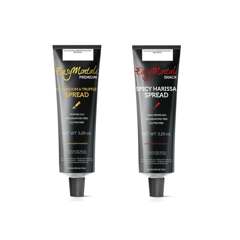 Made In Italy Appetizer Hot Spicy Harissa Chili Paste Top Mushroom And Truffle Pasta Spaghetti pate