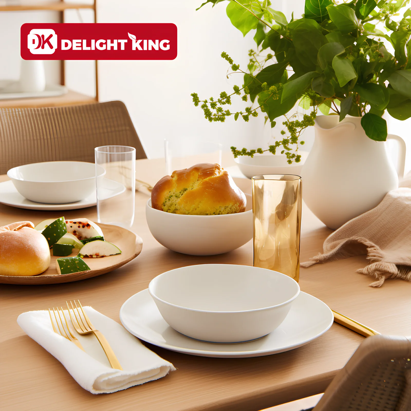 Double Plain Heat Resistant Opal Glassware Bowl For Noodle Rice And Soup
