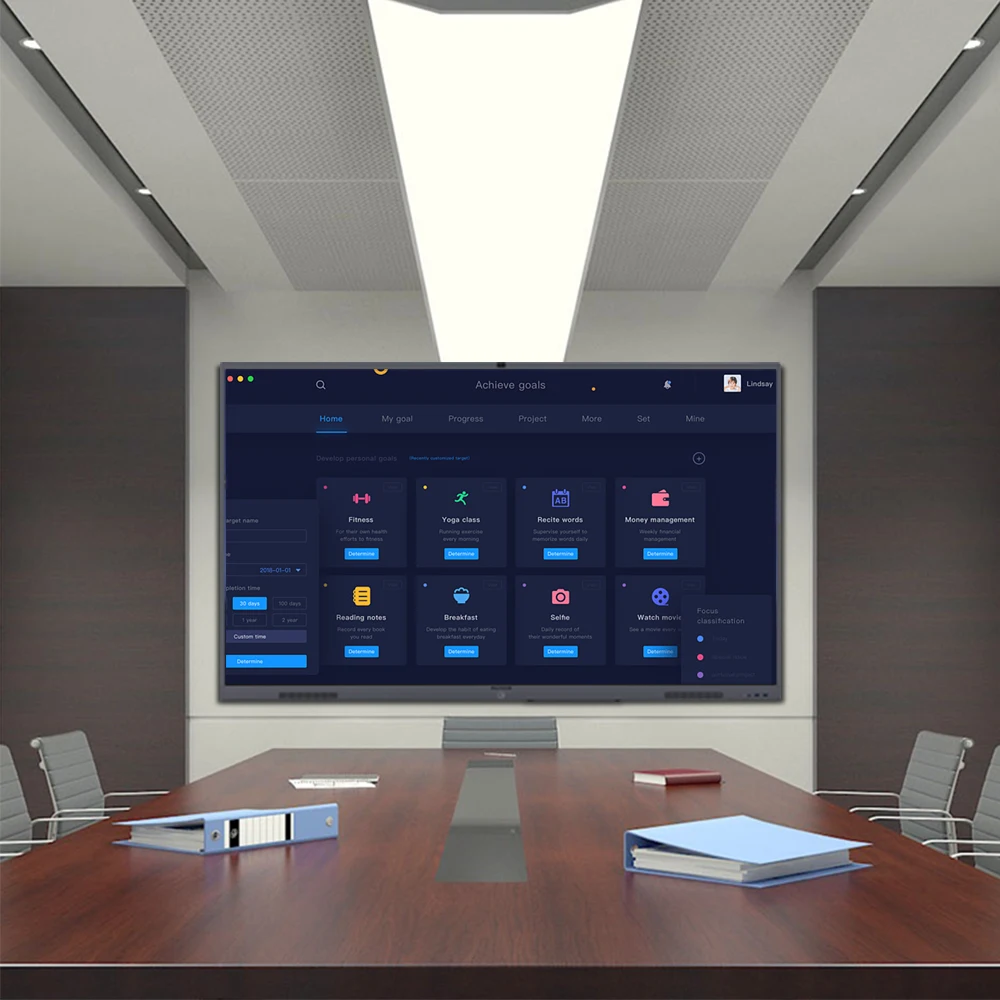  86 inch Ultra HD display Interactive Smart Whiteboard Infrared Multi Touch Screen Panel screen