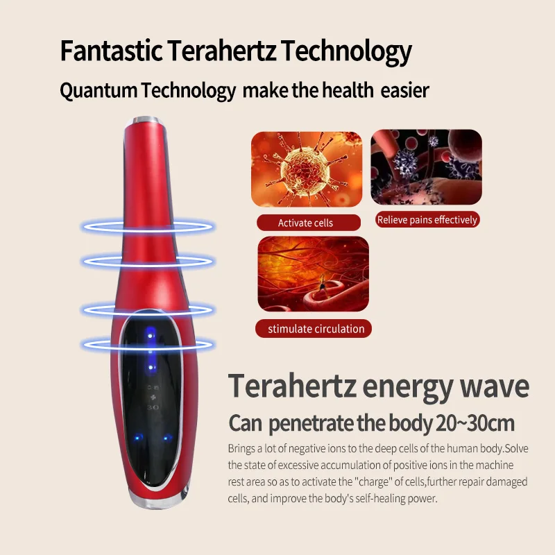 Professional pro blue light therapy treatment quantum lightwave apparatus blow dryer terahertz wand