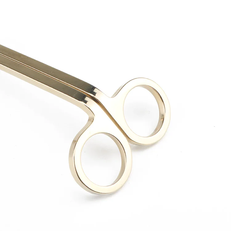 Simple Style Gold Stainless Steel Candle Tools Wick Trimmers