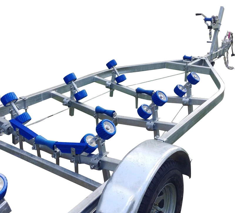 OEM supported boat & watercraft  aluminium yacht tool steel catamaran boat Trailer
