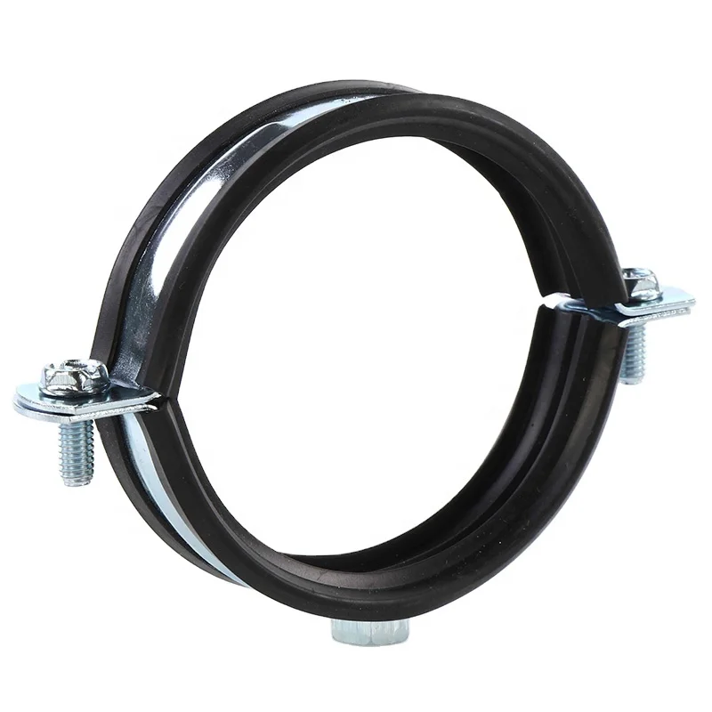 
 Лучшая оптовая продажа, зажимы для труб из углеродистой стали M8, крепление на стену, сварочные резиновые зажимы для труб  