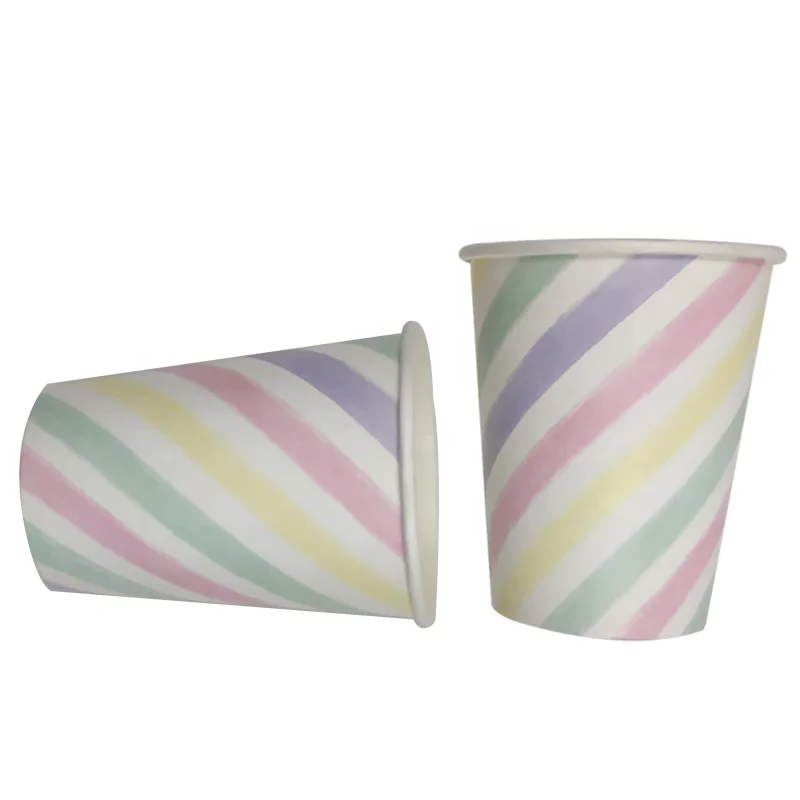 
Cartoon Printing Single Wall 7oz 8oz 9oz 16oz Disposable Eco Coffee Paper Cups 