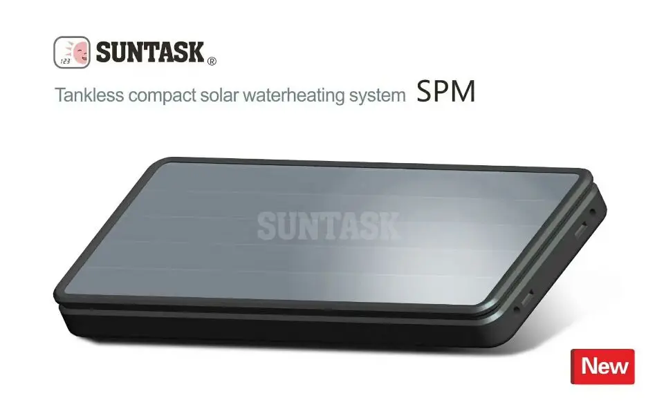 Новый продукт Suntask система солнечного отопления воды без