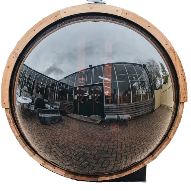 Сауна комната красный кедр 6 человек открытый бочка сауна с Harvia обогреватель хорошая цена