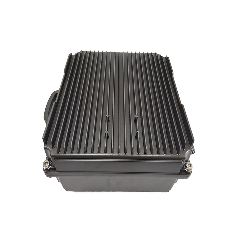 IP67 Die casting Black Waterproof aluminum Telecom Communication Enclosure