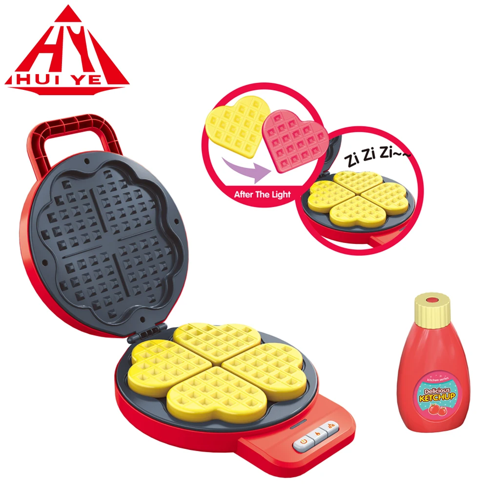 Huiye cozinha infantil food play вафельный кухонный игровой набор детские игрушки для