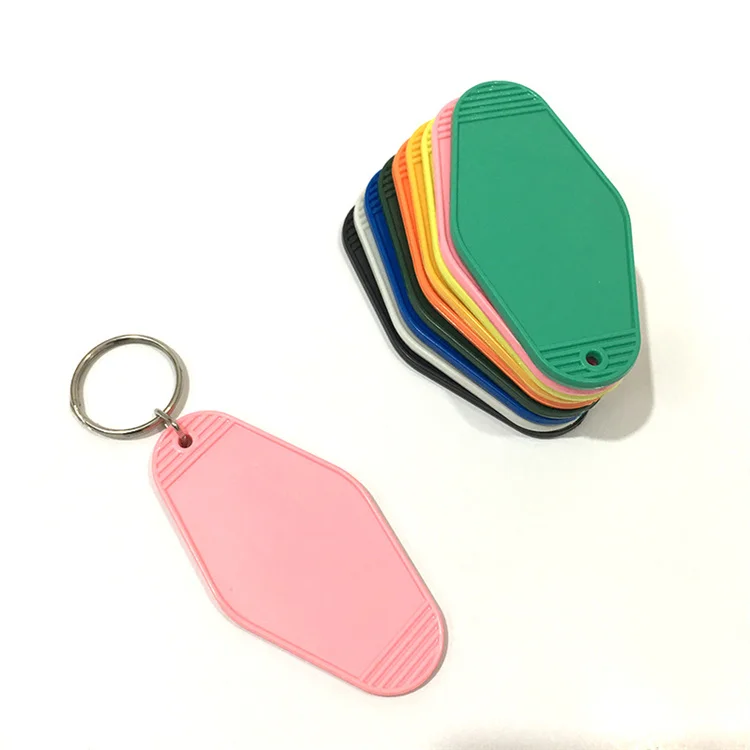 Custom Motel Hotel Keychains UV PrintingLlogo Hotel Key Chain Vintage Retro Room Home Hotel Motel Keychains