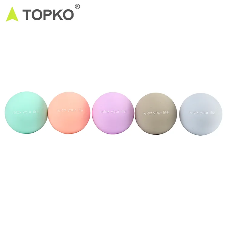 TOPKO ФИЗИОТЕРАПЕВТИЧЕСКИЙ Твердый Прочный силиконовый Массажный мяч lecrosse