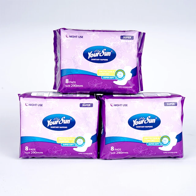 Cotton Bamboo Super Absorbent Kotexed B Grade Sanitary Pads Turkey For Children Women