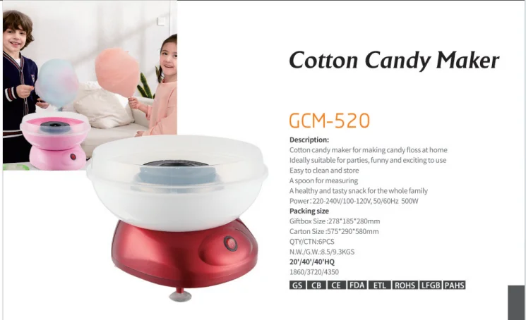 2024 Hot selling Mini Portable Home Cotton Candy Machine fully automatic Flow Marshmallow Maker For Kids Gift