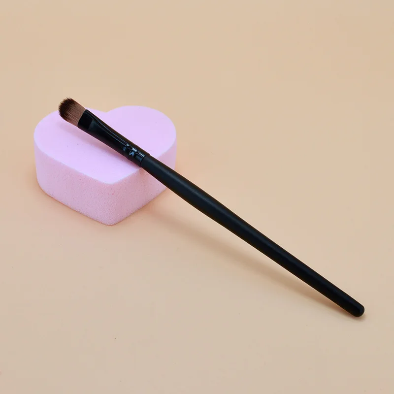 Black eye blender  kabuki Mix color Lip Liner make up brush wooden Eye shadow single makeup brush