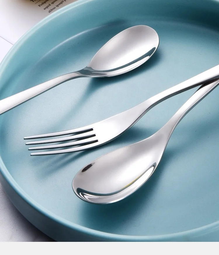 Продажа от производителя на заказ, набор столовых приборов для ресторана на заказ, Обеденный набор, дешевый свадебный подарок из нержавеющей стали, серебряные столовые приборы