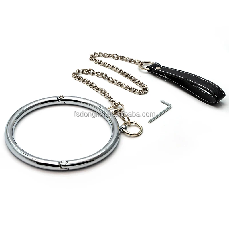 Dongkai BDSM Toys Collar slave Metal Neck Collar Sex Slave Role Play Necklace For Women Fetish Restraint BDSM Bondage