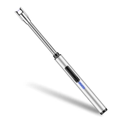Realsin  Candle Lighter with Long Neck Electric Arc Lighter Windproof Rechargeable USB Flameless Lighter