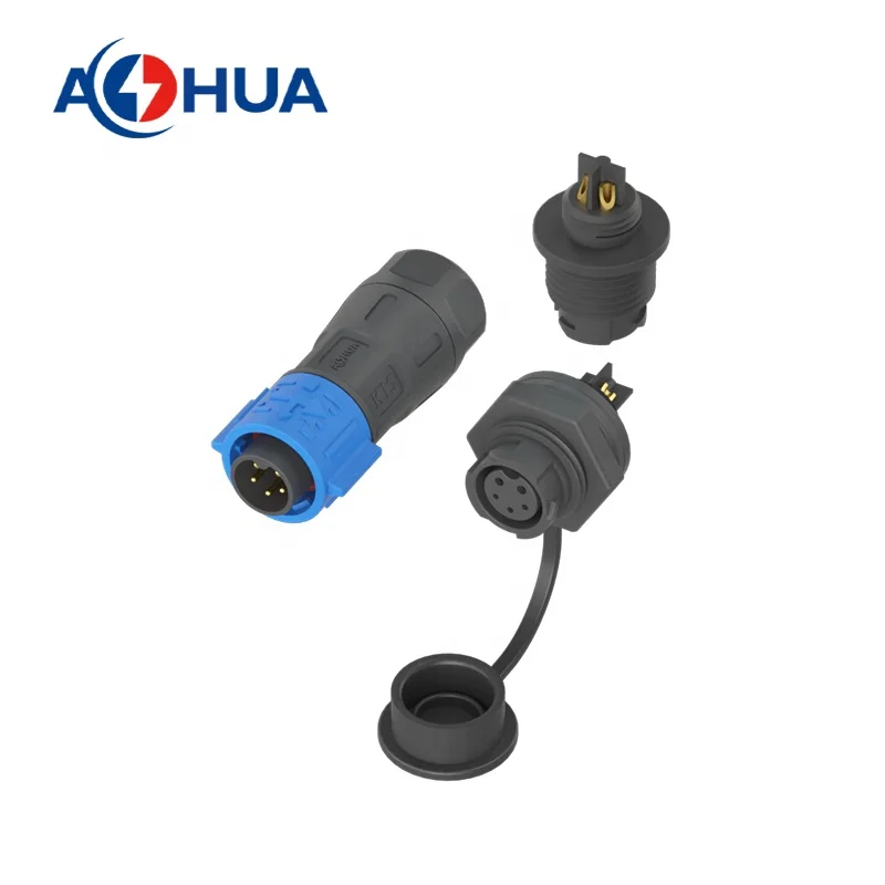 AOHUA K Series 3 Pin Female Panel Front Mounting Connector For LED Screen
