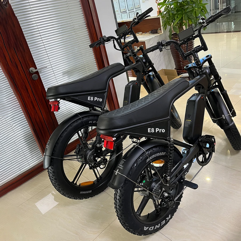 V8 Pro Plus 48 В Электрический горный велосипед ЕС склад со 250 Вт 1000 мощность для взрослых толстые шины большой дальности