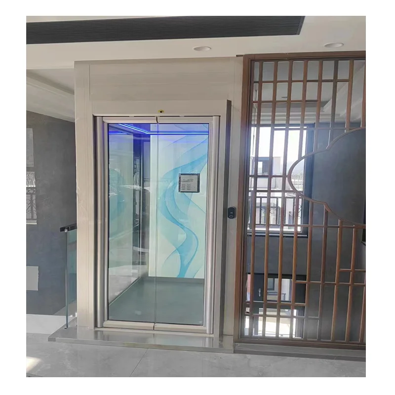 Small Villa  Panoramic sightseeing  for Home 2 Person Residential Lift Elevator