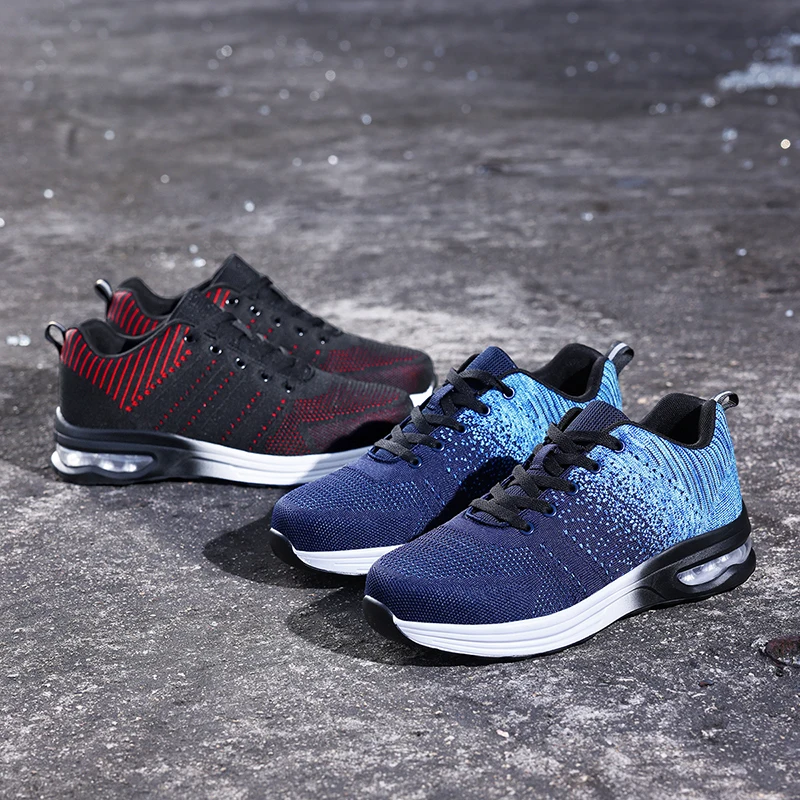 Wholesale Custom Safety Shoes Manufacturer Sport Safety Shoes Work Boots Barefoot Shoes for Men Industrial Steel Toe