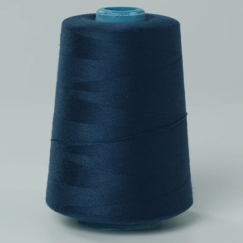 202 203 402 602 Sewing Machine Thread Different Types 100% Polyester Threads New Carton Machine Dty Yarn Raw White Dty